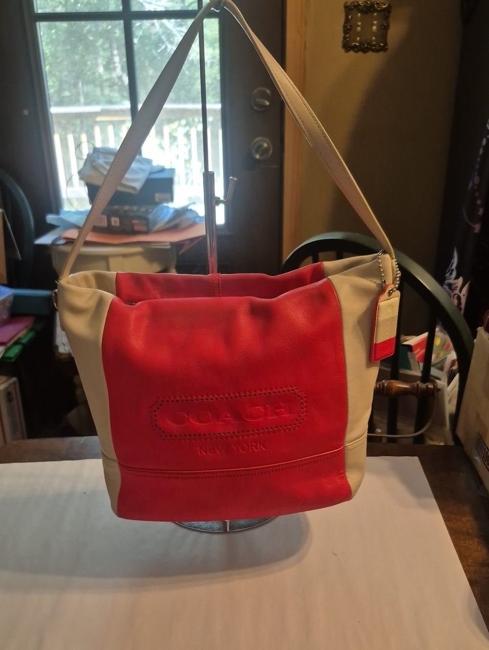 Coach Leather Shoulder Bag GUC